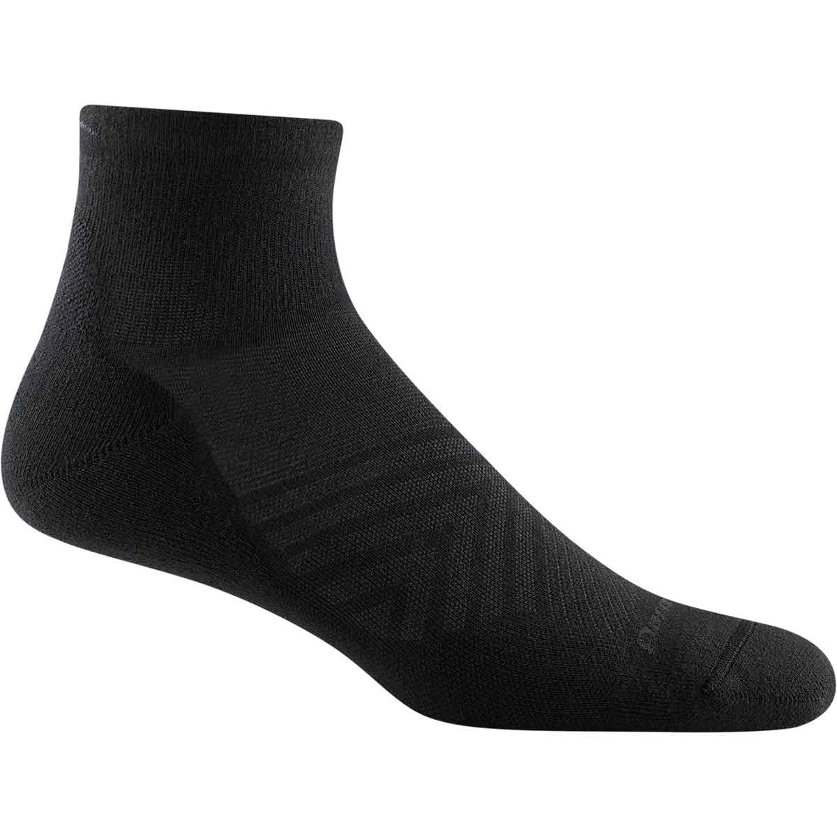 Darn Tough 1/4 UL Coolmax Run Sock Men's in Black